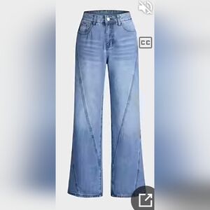 baggy blue jeans size L